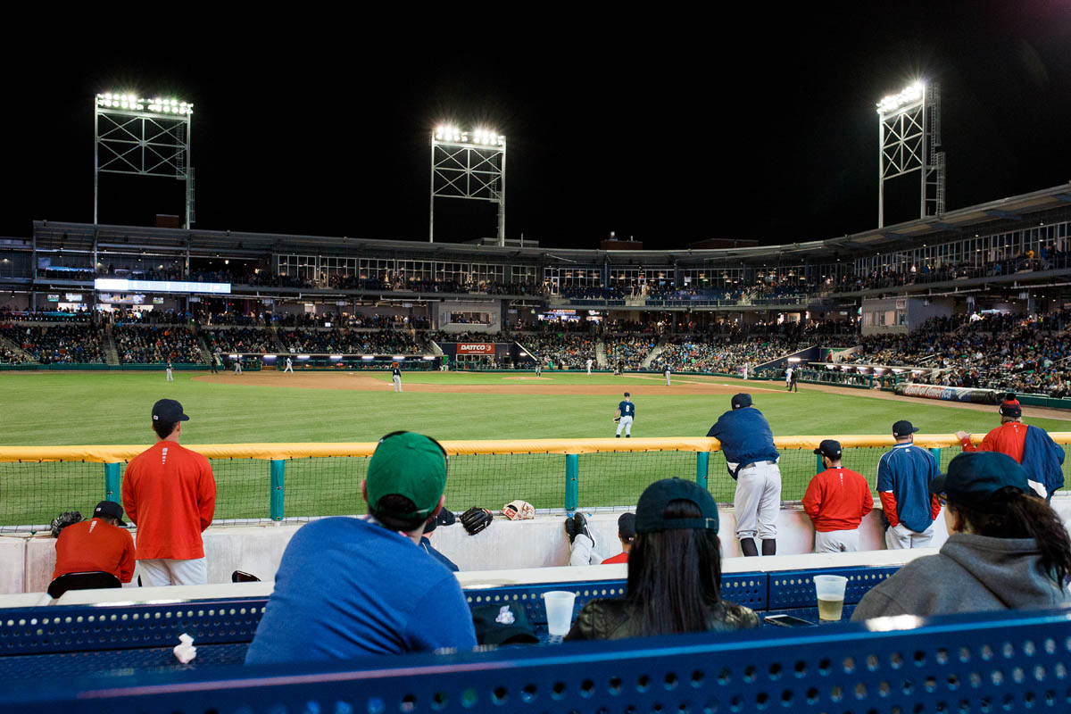 Center Field Bullpen at Dunkin' Donuts Park -- Hartford, C…